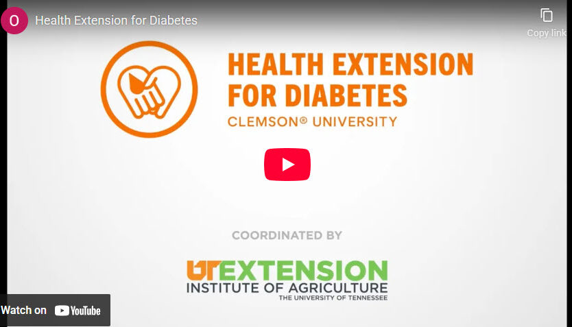 Screenshot from Health Extension for Diabetes video featuring Lydia Hoskins.